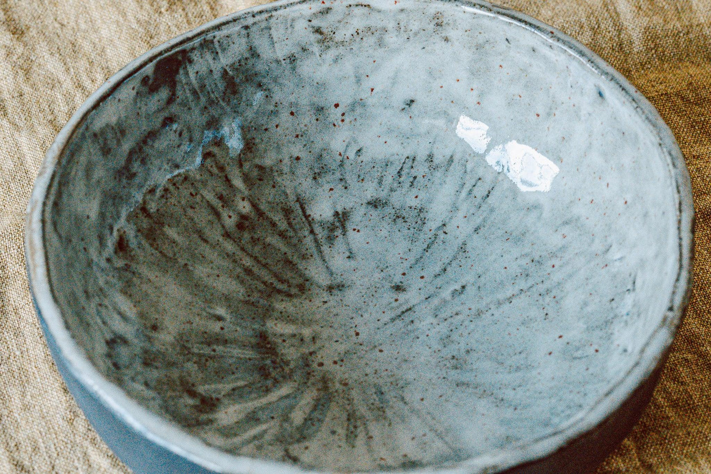 Black Indra Salad Bowl - Studio Agni
