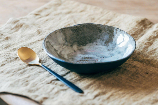 Black Indra Breakfast Bowl - Studio Agni