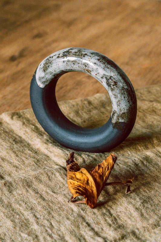 Black Indra Doughnut (middle) - Studio Agni