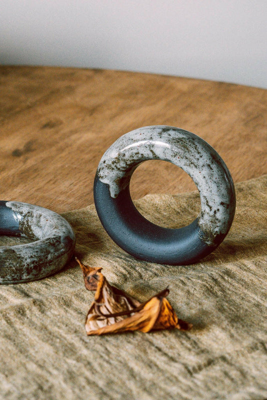 Black Indra Doughnut (Right) - Studio Agni