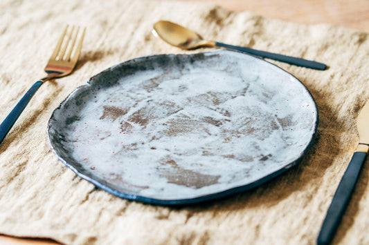 Black Indra Plate - Studio Agni