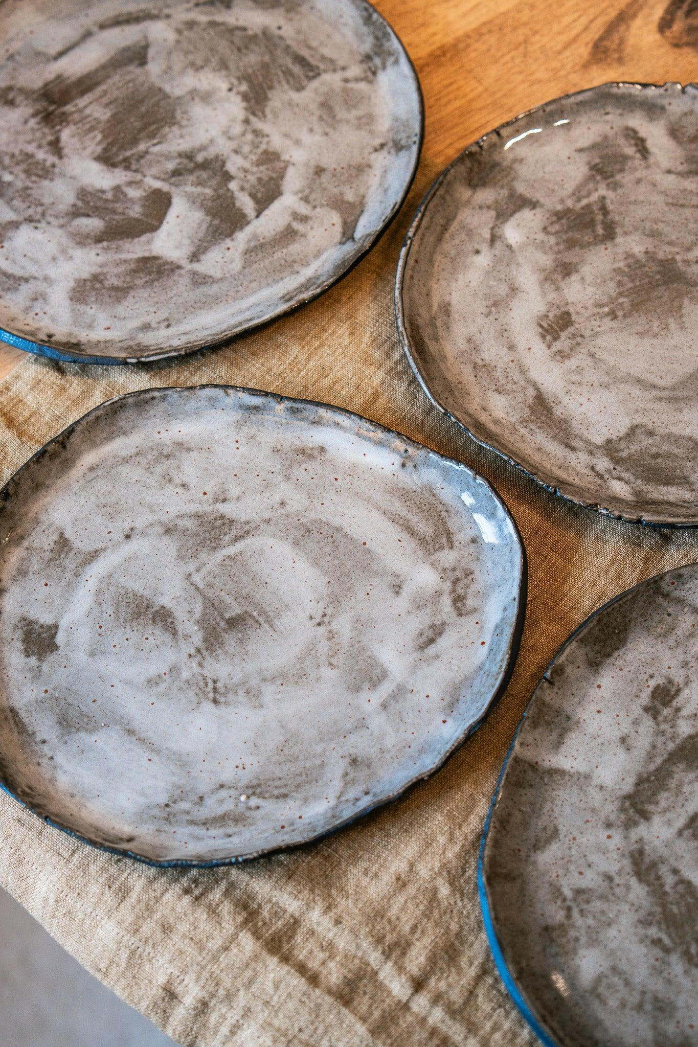 Black Indra Plate - Studio Agni