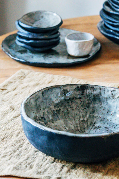 Black Indra Salad Bowl - Studio Agni