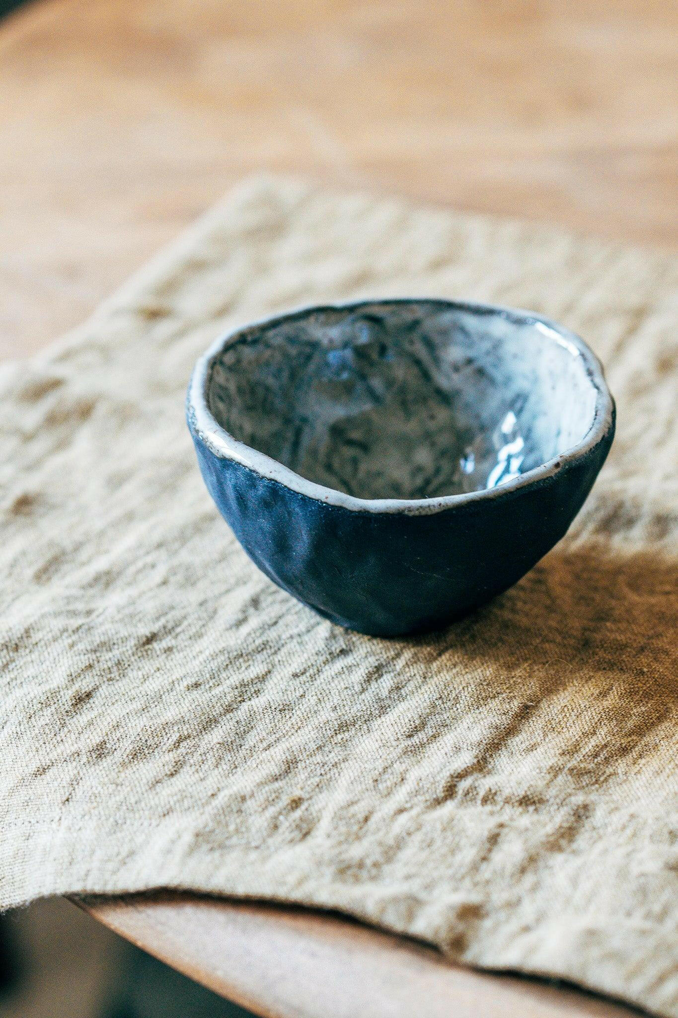 Black Indra Snack Bowl - Studio Agni